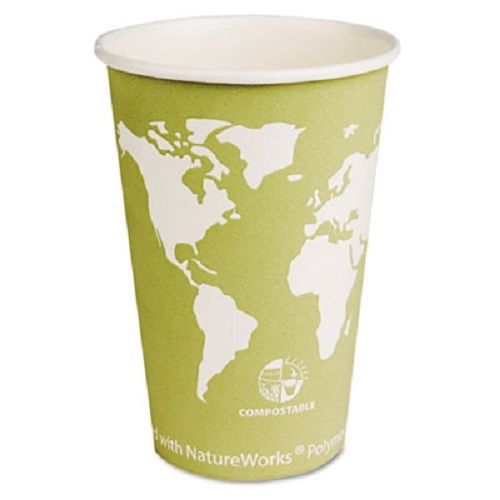 Eco Products 20oz Compostable Hot Cups World Art Design BHC20-WA 100pcs