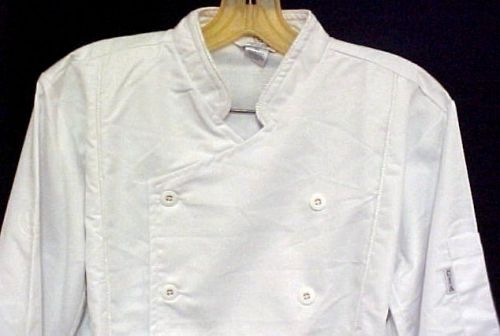 White Chef Coat Jacket CIA Culinary Institute America 6X New Style 9601 Unisex