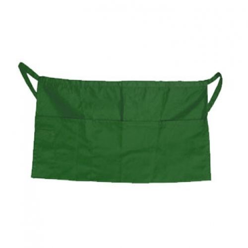 Wap-gr green 23&#034; x 12&#034; cotton twill waist apron for sale