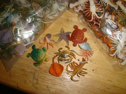 288 toy rubber sea life for vending or party fillers