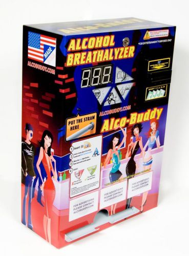 25 alcobuddy alcocheckpoint breathalyzer vending machines with extras for sale