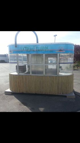 Shaved Ice Stand.  Snowie. 12&#039; x 5&#039;  Shave Ice, Snow Cones Hawaiian Ice