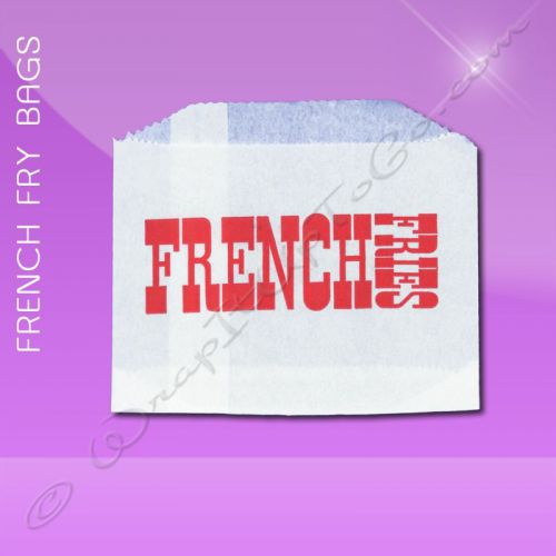 French Fry Bags – 4-1/2 x 3-1/2 – Printed French Fries