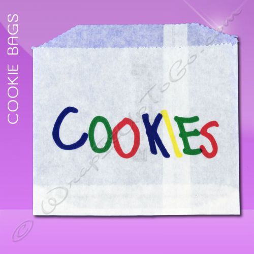 Cookie bags – 4-7/8 x 4 – printed cookies for sale