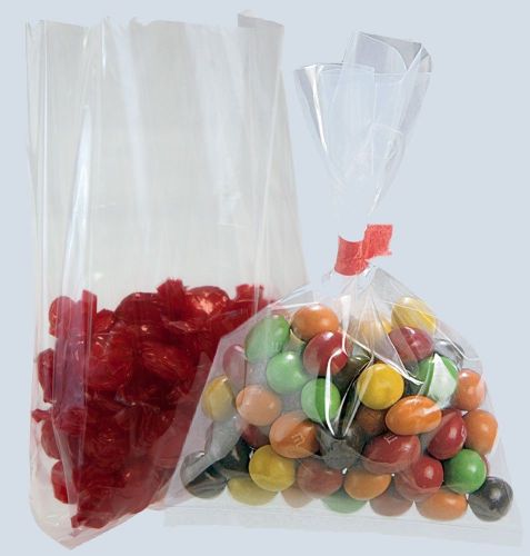 50ct - 600ct clear poly bags gusseted 3 sizes to choose from! by ax for sale