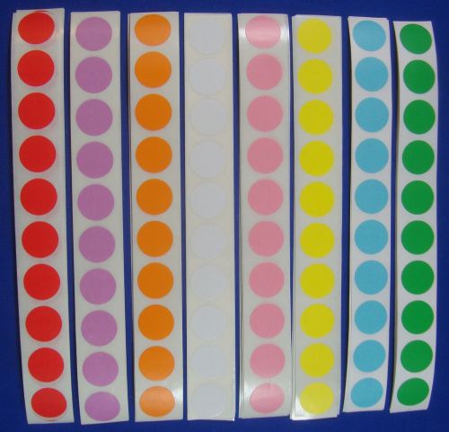 Self-Adhesive Price Labels 3/4&#034; Stickers/ Tags Retail Supplies