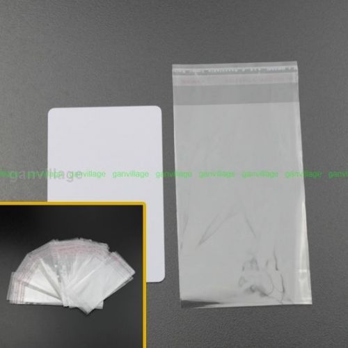 500 pcs clear self adhesive seal plastic jewelry gift retail packing bags 6x10cm for sale
