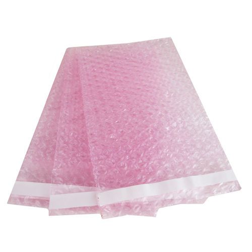 100 6x8.5 anti-static pink bubble out pouches bubbble wrap bags for sale