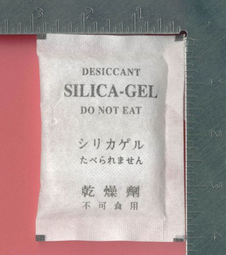 30 gram x 100 pk &#034;dry &amp; dry&#034;  silica gel desiccant - safe box vault reusable for sale