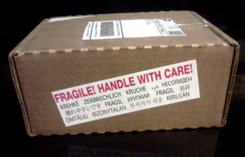 20/pak FRAGILE! HANDLE WITH CARE shipping/mailer sticker Decals for shipping box