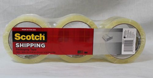 3M Scotch Brand Shipping / Packaging Tape / 3 Rolls
