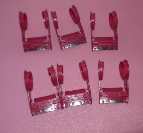 6 Tape Plastic Dispensers Cutter Packaging Shipping Snap In 2 inch Mini
