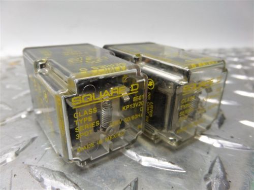 2 piece square d class 8501 type kp13v20 / kp13p14v20 series d relays for sale