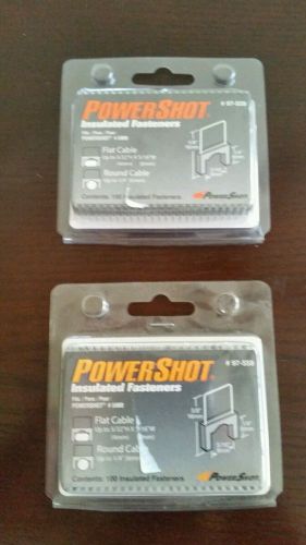 2 Insulated Crown Staples, 5/16 in.-Leg x 5/16  Power Shot 97-559 100ea (B5)