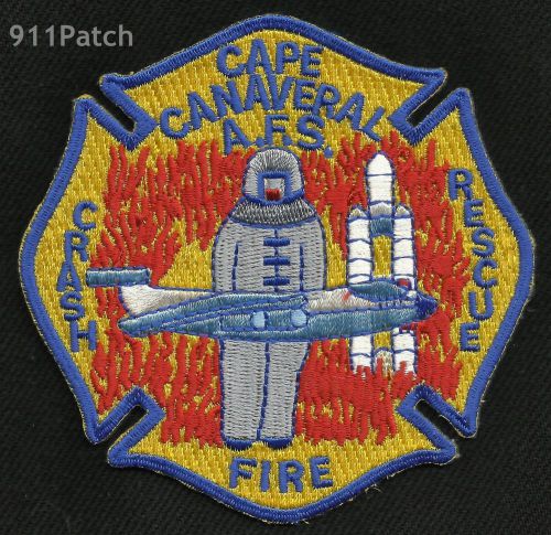 CAPE CANAVERAL, FL - AFS CRASH FIRE RESCUE AIR FORCE FIREFIGHTER Patch FIRE DEPT