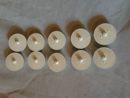 10x 3m  2&#034; scotch-brite roloc bristle discs 120 grit fine white cheap!! for sale