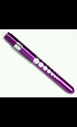 Professional Medical Diagnostic Penlight With Pupil Gauge Purple