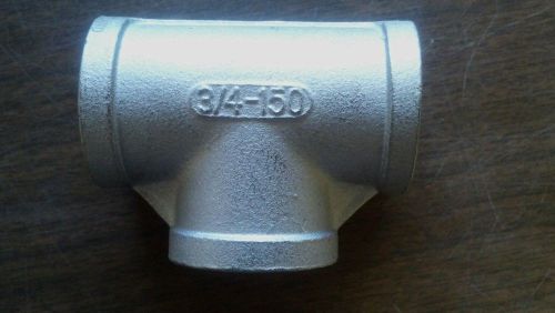 Tee 150# 304 stainless steel 3/4&#034;   fitting brewing pipe fitting  &lt;737wh for sale