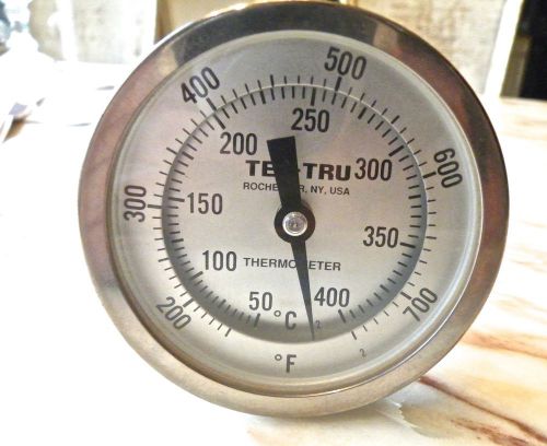 Tel-tru dial probe thermometer 150-750f, 50-400c for sale