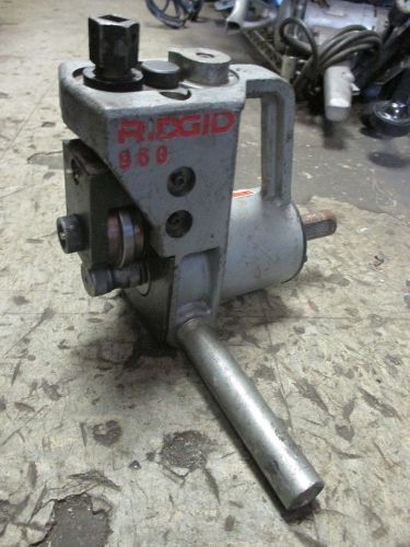 RIDGID 960 GROOVER 1 1/4 - 6&#034; CAPACITY  COPPER ROLLERS GOOD COND