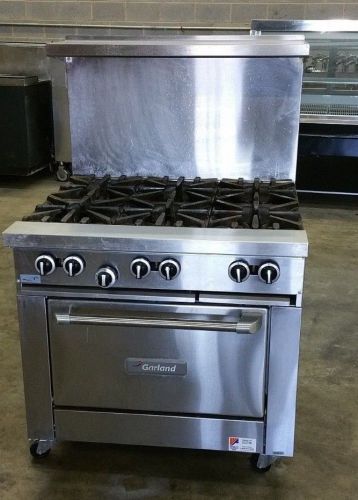 Garland g36-6r 36in g series starfire pro gas range 6 burners - 2 yrs old! for sale