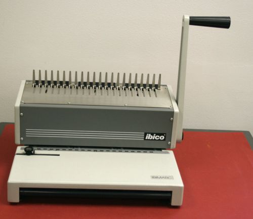 ibico IBIMATIC Metal Manual Binding Machine with Instruction Booklet