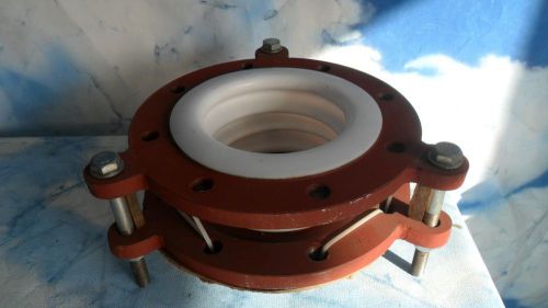 Flange molded ptfe expansion joint for 6&#039; pipe outer dia 11&#034;  3 convolutions for sale