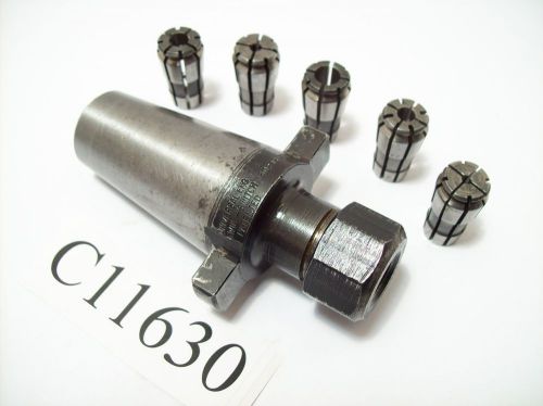 UNIVERSAL ENGINEERING 80235 KWIK-SWITCH 200 COLLET CHUCK W/5 COLLETS LOT C11630