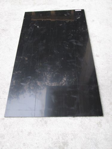 Polypropylene Impact Copolymer Black Plastic Sheet 1/2&#034; x 21&#034; x 37&#034; N00M-00 UHMW