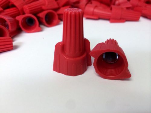 (5000 pc) p13 red winged screw-on nut wire connectors twist-on 10 bag lot for sale