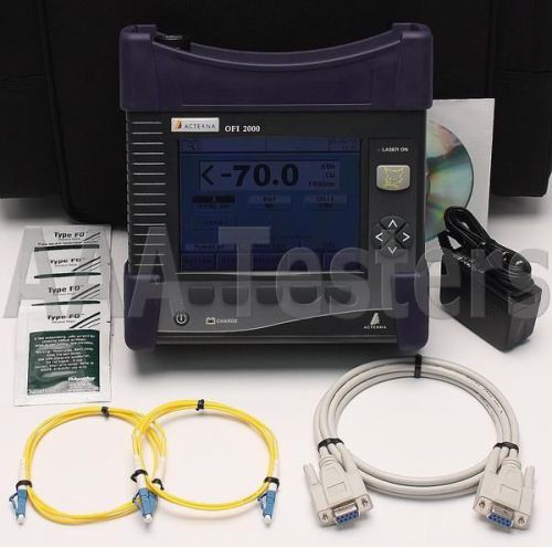 Acterna jdsu ofi2000 sm fiber optic loss test w/ vfl &amp; orl ofi-2000 ofi 2042 for sale