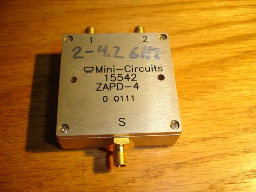 MINI CIRCUITS ZAPD-4 POWER SPLITTER  2 - 4.2 GHz