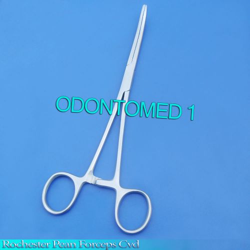 100 PIECES ROCHESTER-PEAN FORCEPS CURVED 10&#034; STAINLESS STEEL
