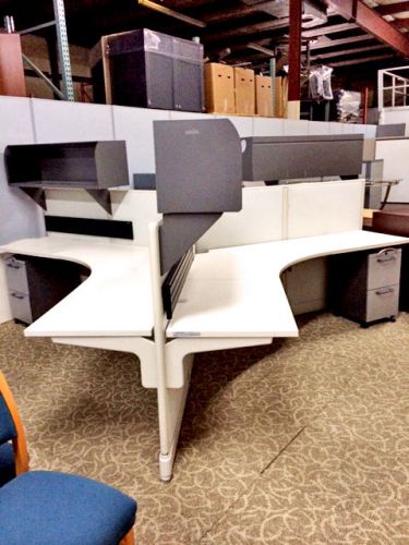 SALE! - RC50 - 8x8 Knoll &#034;Equity&#034; 120 Degree Cubicles Workstations in 3 Pack!