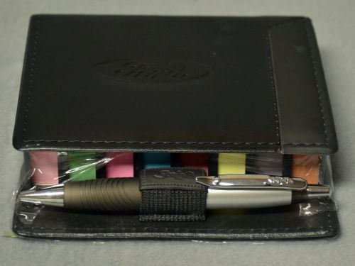 Ford Post it sticku note scripto Travel organizer portifolio notebook NWT Filled