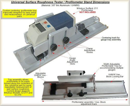 Mitutoyo sj211 sj210 surftest surface roughness tester / profilometer stand for sale
