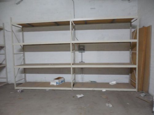 Wide Span Pallet Rack Auto Parts STORE Shelving Used Fixtures LOT 8&#039; LIQUIDATION