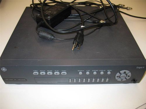 GE Digia II 9 Channel DVR Digital Video Recorder MPEG-4 Security Surveillance
