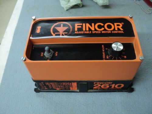 Fincor IMO 2610 DC Motor Drive Control Model 2611