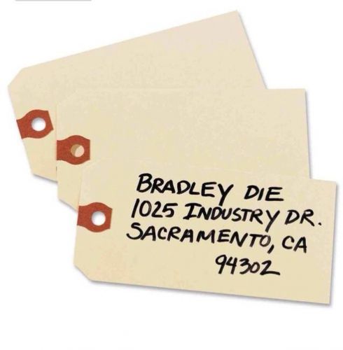 Avery® Manila &#034;G&#034; Shipping Tags 12305, Unstrung, 4-3/4&#034; x 2-3/8&#034;, Pack of 1000