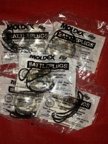 Moldex 6498 Hunting Battleplugs Impulse Earplugs (5 pairs) Medium