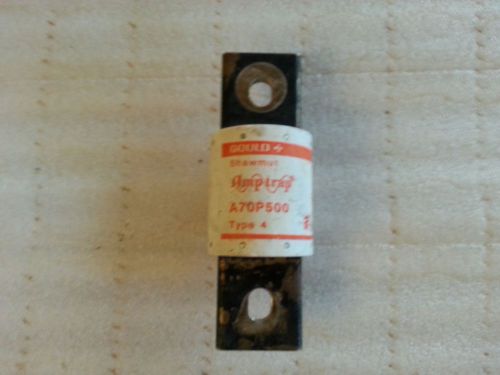 Gould AMP Trap Fuse 500 AMP 700VAC A70P500 Type 4