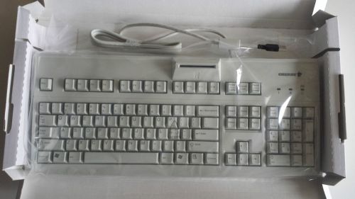 New Cherry White USB G83 Keyboard With Smartcard Reader G83-6733LUAUS-0-