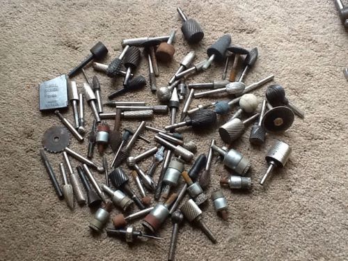 Mixed Lot Of Die Grinding Bits,Stones &amp; Brushes Ect.