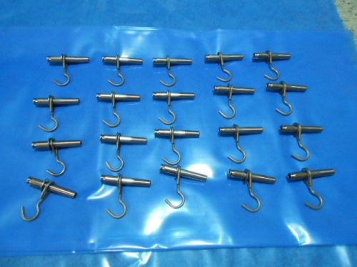 20 maple sap syrup 5/16 stainless spouts spiles w/ hooks  for buckets for sale