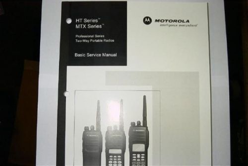 Motorola HT750 HT1250 Service Manual 6880906Z54