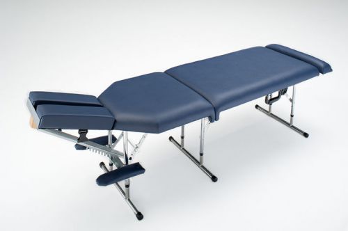 Deluxe portable chiropractic table - blue for sale
