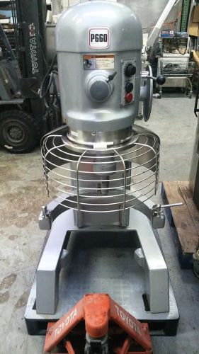RECONDITIONED HOBART 60QT MIXER W/ STAINLESS STEEL BOWL &amp; 3 ATTACHMENTS