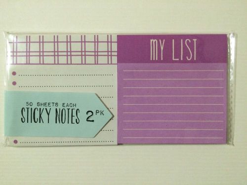 Target Sicky Notes - My List