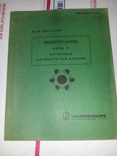 New Britain model 51 Instruction Manual (2) available